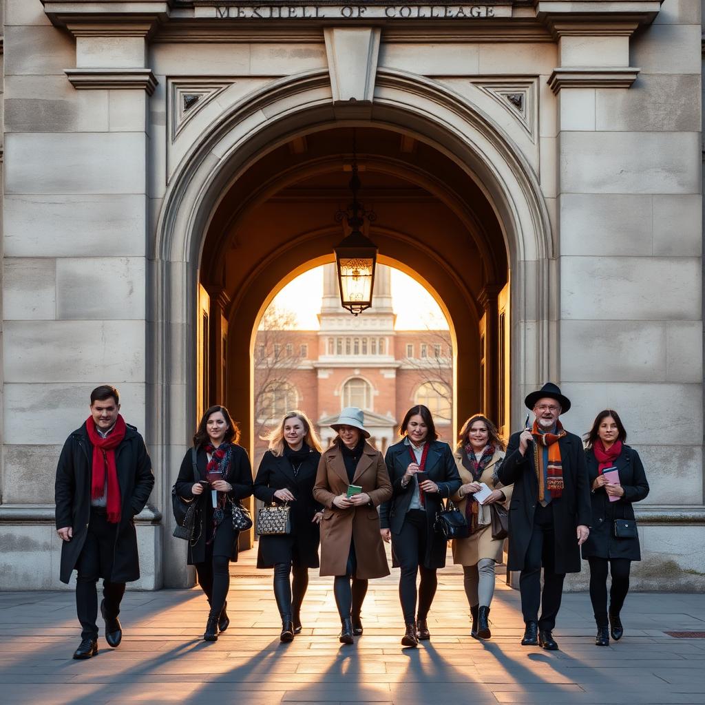 Award holders gathering at Imperial College London